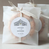 ミニマエレガントリストバ結婚ン ラウンドシール