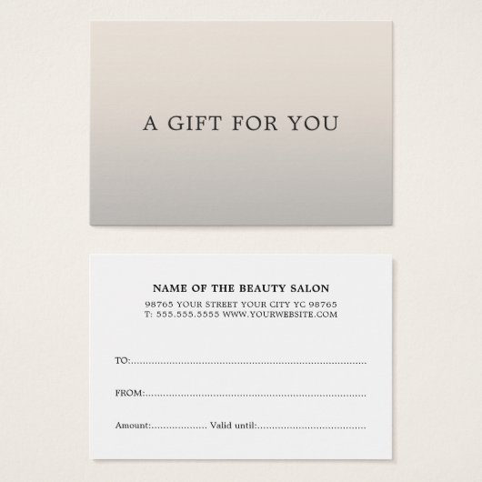 ミニマエレガントリストフェイクシルバーホワイト美しいサロン (正面&裏面)