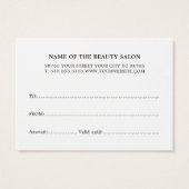 ミニマエレガントリストフェイクシルバーホワイト美しいサロン (裏面)