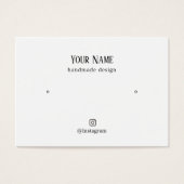 ミニマエレガントリストフェイク金ゴールドハートイヤリングカード (正面)