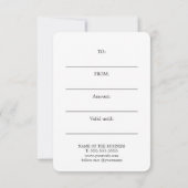 ミニマエレガントリストフェイク金ゴールド白黒 (裏面)