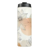 ミニマエレガントリストフローラソフトパステルデザイン タンブラー (正面)