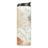 ミニマエレガントリストフローラソフトパステルデザイン タンブラー (回転左)