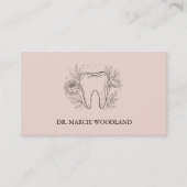 ミニマエレガントリストフローラ歯科アポイントメントカード 予約カード (正面)