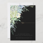 ミニマエレガントリストフローラ金ゴールド セーブザデート (裏面)