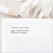 ミニマエレガントリストブライダルシャワー住所 シール (インサイチュ)