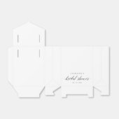 ミニマエレガントリストブライダルシャワー フェイバーボックス (折り畳みなし)