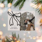 ミニマエレガントリストブラックボウ独身の写真 シーズンカード