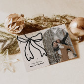 ミニマエレガントリストブラックボウ独身の写真 シーズンカード