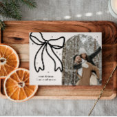 ミニマエレガントリストブラックボウ独身の写真 シーズンカード