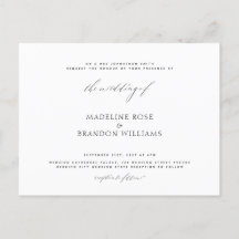 ミニマエレガントリストブラック&ホワイト結婚ズ