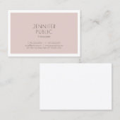 ミニマエレガントリストプロフェッショナルプモダンランラックス 名刺 (正面/裏面)