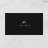 ミニマエレガントリストプロフェッショナルモノグラム 名刺 (正面)