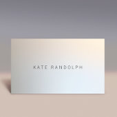 ミニマエレガントリストプロフェッショナル発光銀 名刺