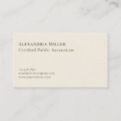 ミニマエレガントリストプロフェッショナル 名刺 (正面)