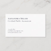 ミニマエレガントリストプロフェッショナル 名刺 (正面)