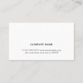 ミニマエレガントリストホワイトライトバラはっきりした美しい 割引カード (裏面)