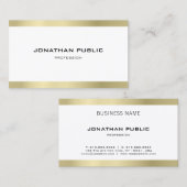 ミニマエレガントリストモダンプロフェッショナルトレンディー 名刺 (正面/裏面)