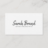 ミニマエレガントリストモダンプロフェッショナル 名刺 (正面)