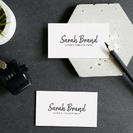 ミニマエレガントリストモダンプロフェッショナル 名刺