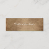 ミニマエレガントリストモダンミニバスタイリッシュシン スキニー名刺 (正面)