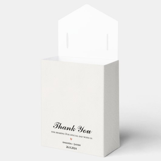 ミニマエレガントリストモノグラムありがとうござ結婚う フェイバーボックス (オープン)