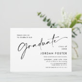ミニマエレガントリストワンフォト卒業パーティー 招待状 (スタンド正面)