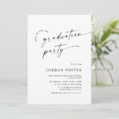 ミニマエレガントリストワンフォト卒業パーティー 招待状 (スタンド正面)