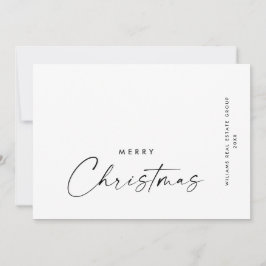 ミニマエレガントリスト企業ののクリスマス挨拶Ho シーズンカード