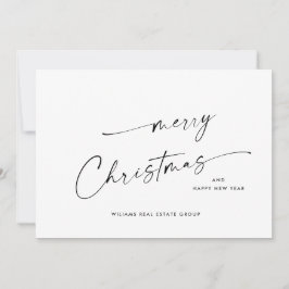 ミニマエレガントリスト企業ののクリスマス挨拶Ho シーズンカード