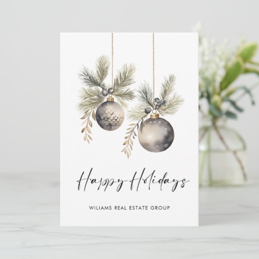 ミニマエレガントリスト企業ののクリスマス シーズンカード (スタンド正面)