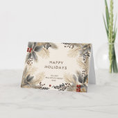 ミニマエレガントリスト企業の・ボヘミアン・クリスマス シーズンカード (正面)