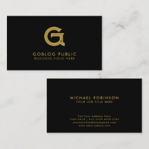 ミニマエレガントリスト企業イニシャルオンブラック