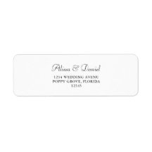 ミニマエレガントリスト住所 シール