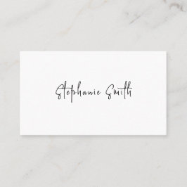 ミニマエレガントリスト写真家ラックスホモダンワイト 名刺