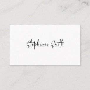 ミニマエレガントリスト写真家ラックスホモダンワイト 名刺