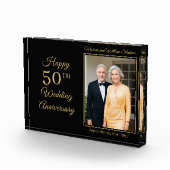 ミニマエレガントリスト写真50結婚周年 フォトブロック (右)