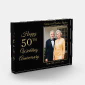 ミニマエレガントリスト写真50結婚周年 フォトブロック (左)