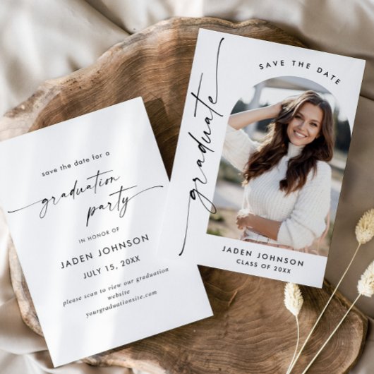 ミニマエレガントリスト卒業パーティーOne写真 セーブザデート