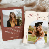 ミニマエレガントリスト卒業2写真 サンキューカード