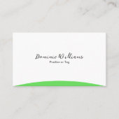 ミニマエレガントリスト名刺デザイン | DP7 名刺 (正面)