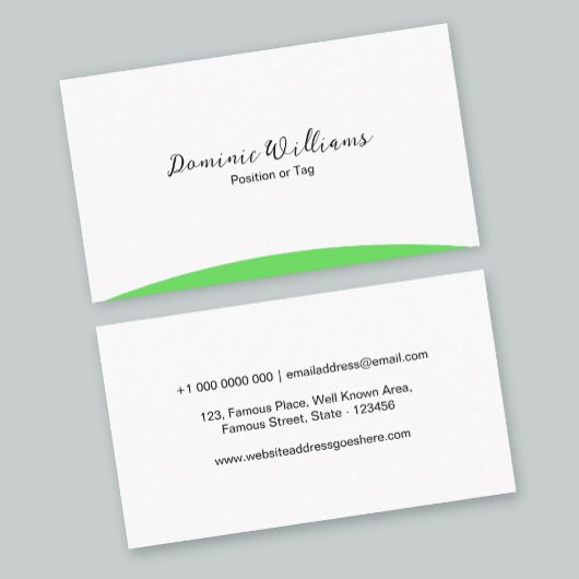 ミニマエレガントリスト名刺デザイン | DP7 名刺