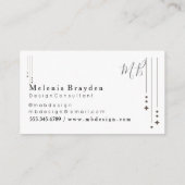 ミニマエレガントリスト大理石名刺パーフェクト 名刺 (裏面)