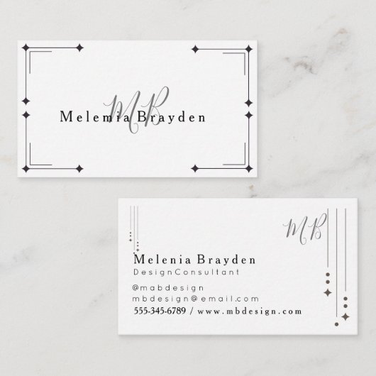 ミニマエレガントリスト大理石名刺パーフェクト 名刺 (正面/裏面)