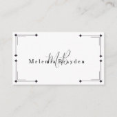 ミニマエレガントリスト大理石名刺パーフェクト 名刺 (正面)