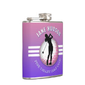 ミニマエレガントリスト女子ゴルファーデザイン フラスク (右)