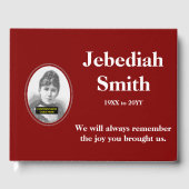 ミニマエレガントリスト悔やみや弔慰ゲストブック ゲストブック (正面)