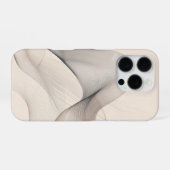 ミニマエレガントリスト抽象芸術ラインアート | 美学 iPhoneケース (裏面横)