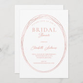 ミニマエレガントリスト招待状 招待状 (正面/裏面)