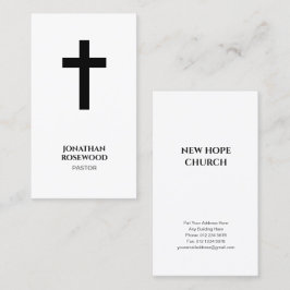 ミニマエレガントリスト教会 | 牧師と省 名刺